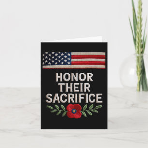Honour Their Sacrifice With American Veterans On M Card
