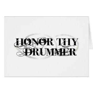 Honour Thy Drummer