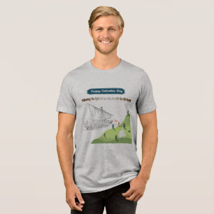 Honour to Columbus athletic grey Tri-Blend Shirt