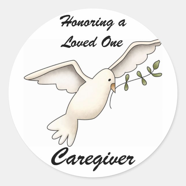 Honouring a Loved One, Caregiver Stickers (Front)
