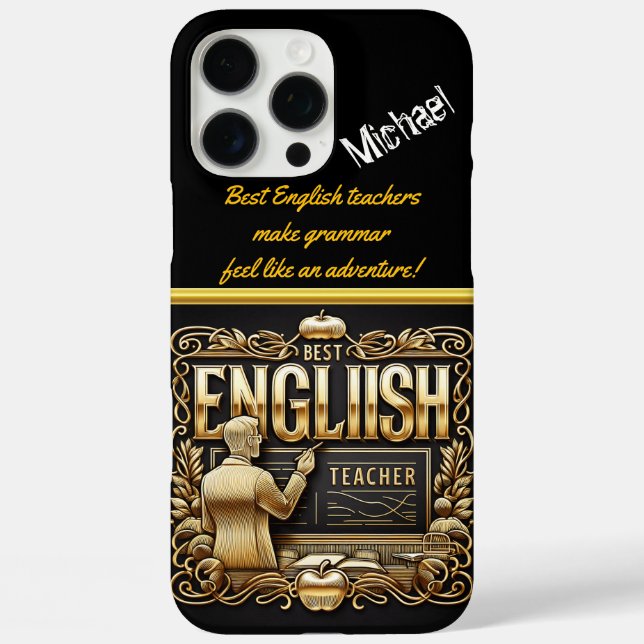 Honouring a Remarkable English Teacher Case-Mate iPhone Case (Back)