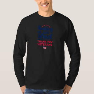 Honouring All Who Served Thank You Veterans Day Fo T-Shirt