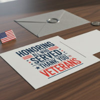 Honouring All Who Served Thank You Veterans