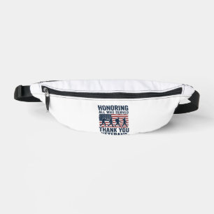 Honouring All Who Served Thank You Veterans Shirt_ Fanny Pack