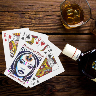 Honouring Black History Month Playing Cards 