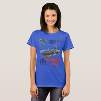 Honouring mighty military blue T-Shirt