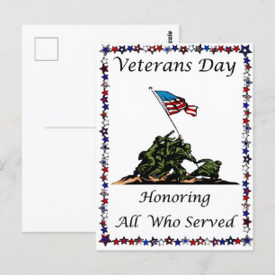 Honouring Our Heroes This Veterans Day 2025 Postcard
