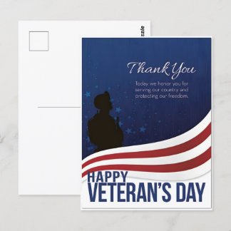 Honouring Our Heroes This Veterans Day 2025 Postcard