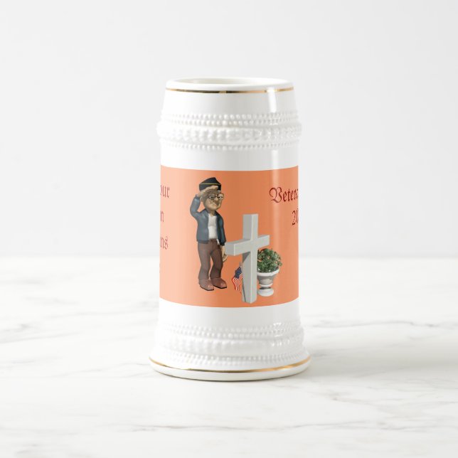 Honouring our Veterans - Beer Stein (Center)