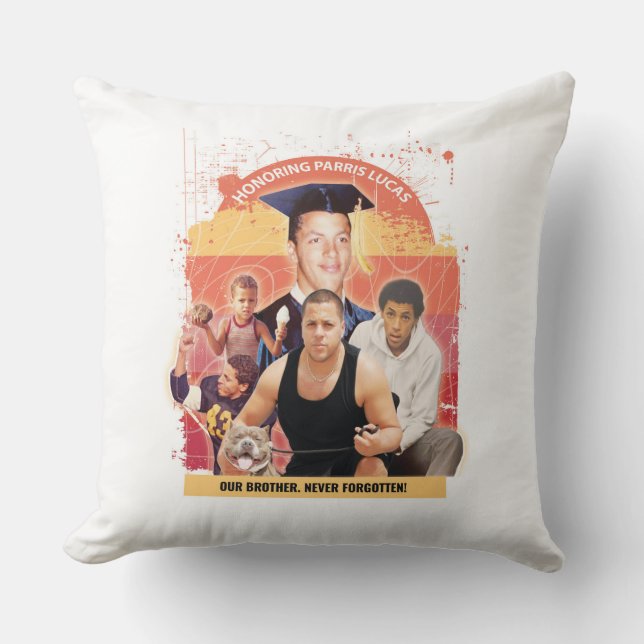 Honouring Parris Lucas Pillow (Front)