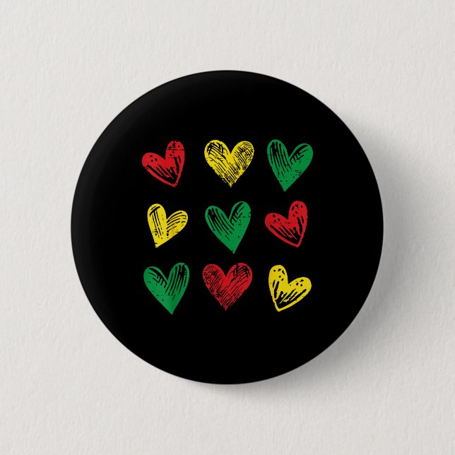 Honouring Past Inspiring Future Men Women Black Hi 2 Inch Round Button (Front)