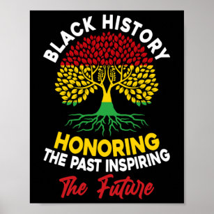 Honouring Past Inspiring Future Men Women Black Hi Poster