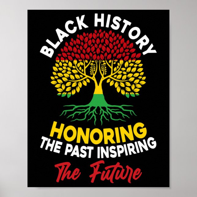 Honouring Past Inspiring Future Men Women Black Hi Poster (Front)