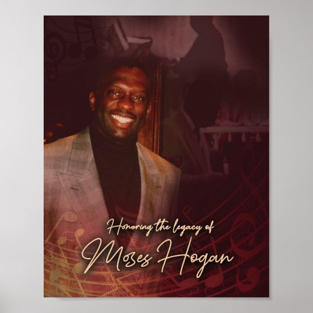 Honouring the Legacy of Moses Hogan's Poster (Front)