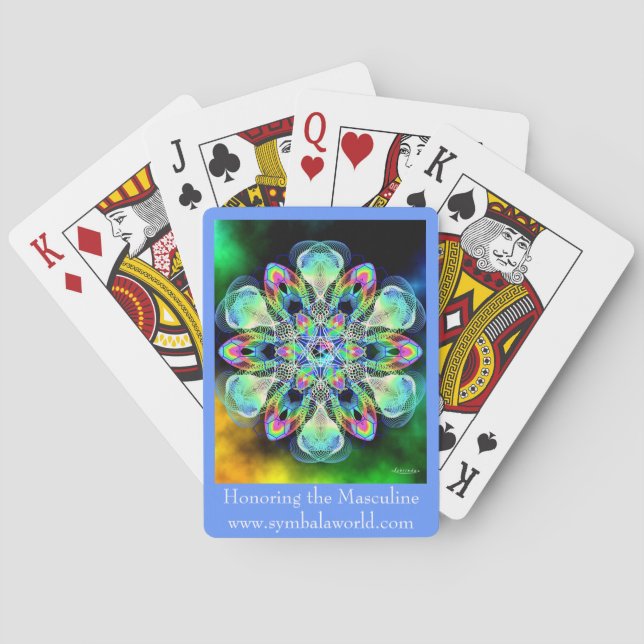 Honouring the Masculine Playing Cards (Back)