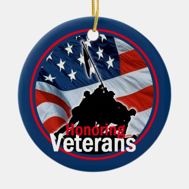 Honouring Veterans Ornament (Front)