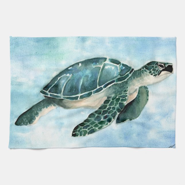 Honu Kitchen Towel (Horizontal)