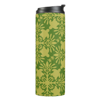 Honu sea turtle hawaiian quilt pattern thermal tumbler