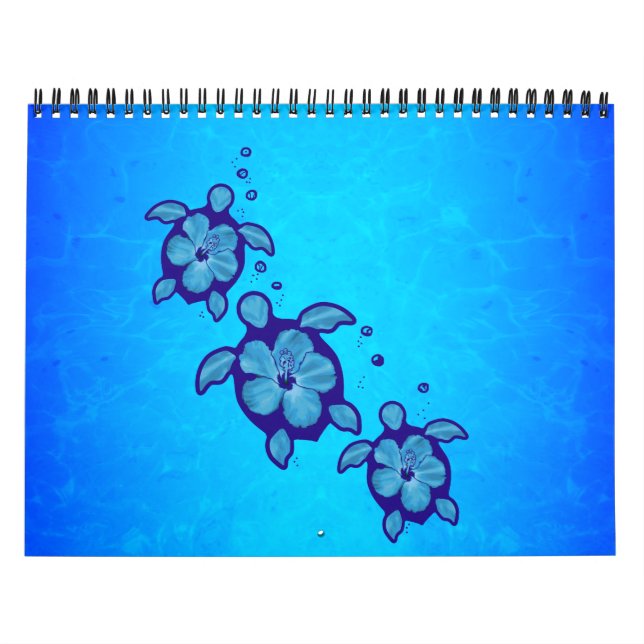 Honu Sea Turtles Calendar (Cover)