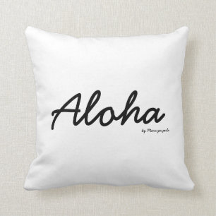 Honu Seal Aloha Throw Pillow