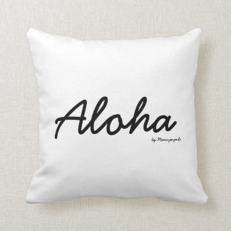 Honu Seal Aloha Throw Pillow