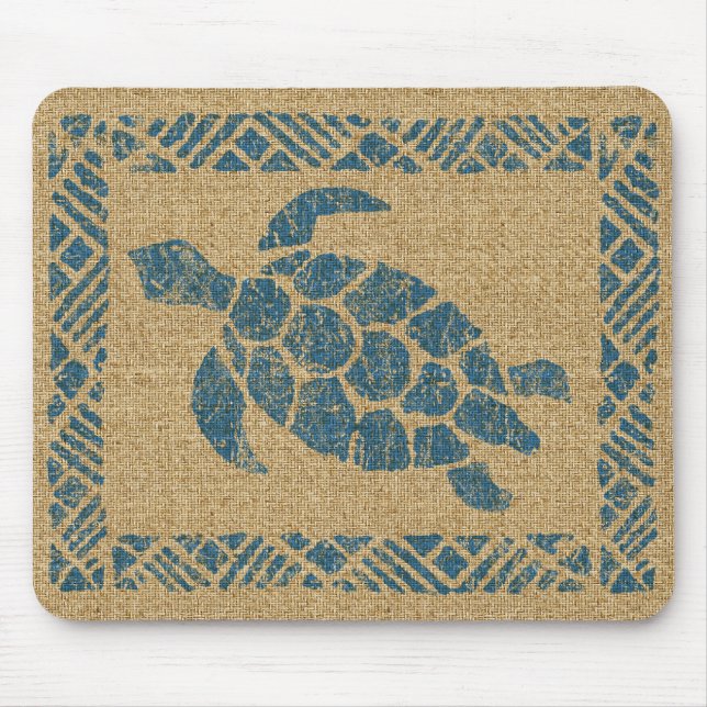 Honu Tapa Mousepad (Front)