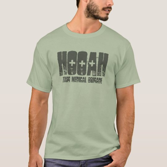 HOOAH, TXSG Medical Brigade - buchshot pt shirt