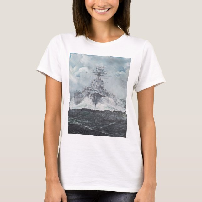 Hood heads for Bismarck 23rdMay 1941. 2014 T-Shirt (Front)