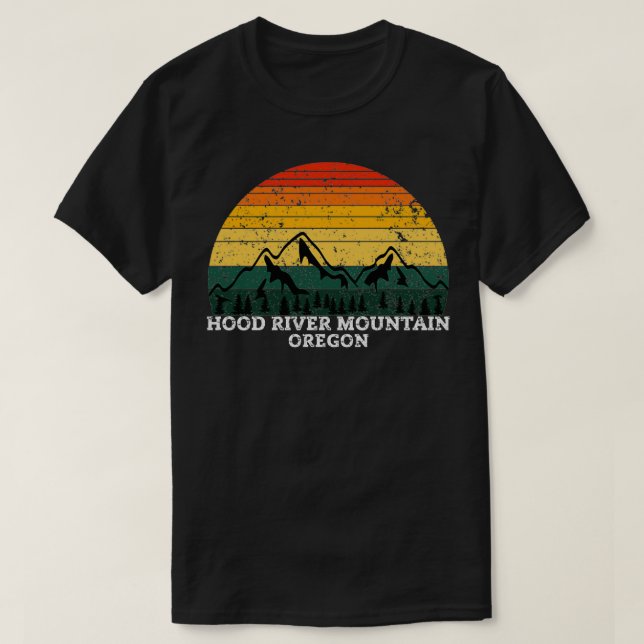 HOOD RIVER MOUNTAIN OREGON T-Shirt (Design Front)
