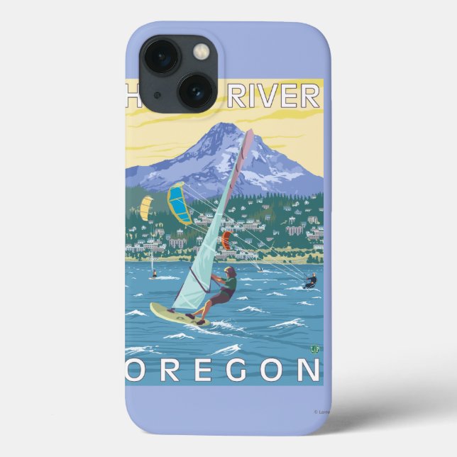 Hood River, ORWind Surfers & Kite Boarders Case-Mate iPhone Case (Back)
