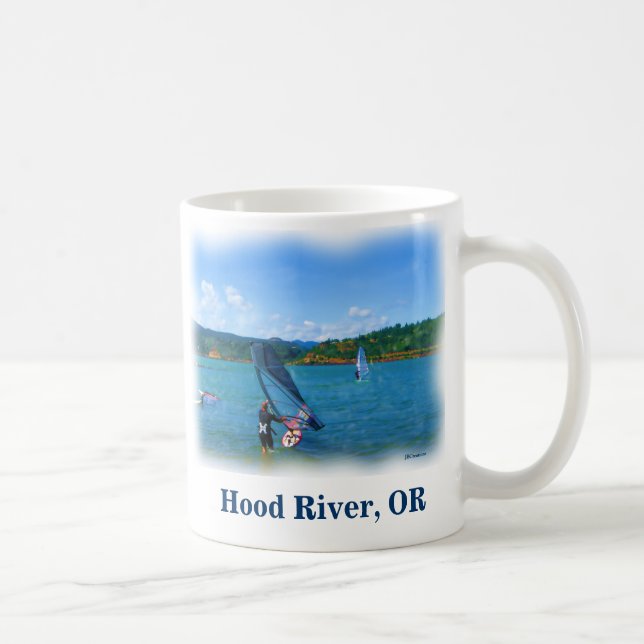 Hood River, véliplanchistes de l'Oregon tasse à ca (Droite)