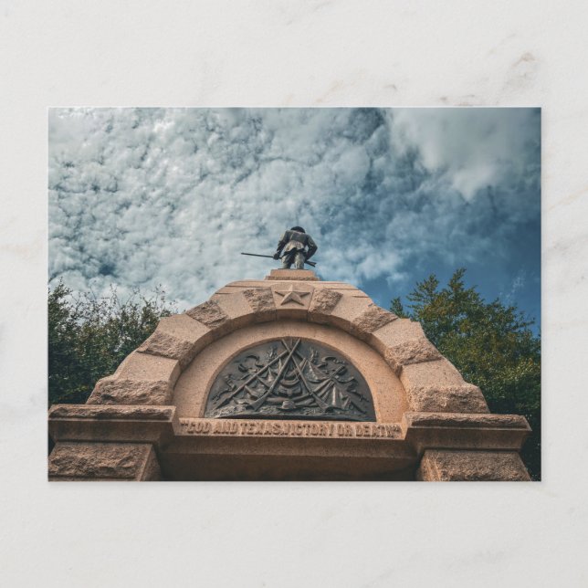 Hood’s Texas Brigade Monument  Postcard (Front)
