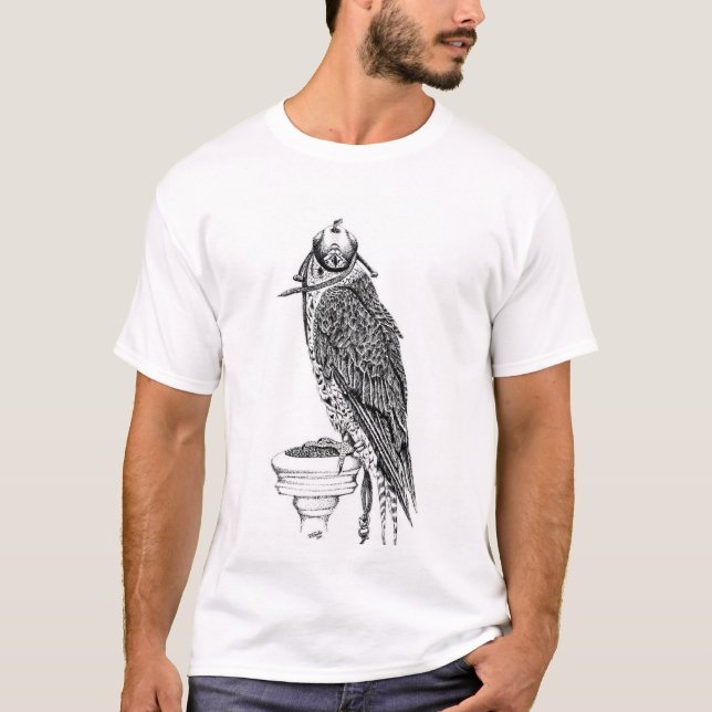 Hooded Falcon T shirt (Front)