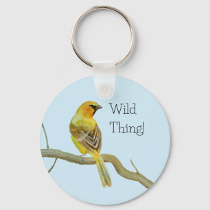 Hooded Oriole Keychain