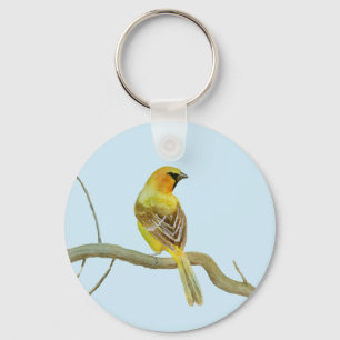 Hooded Oriole Keychain
