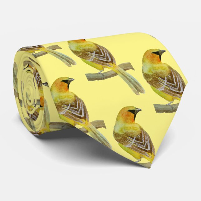 Hooded Oriole Tie (Rolled)