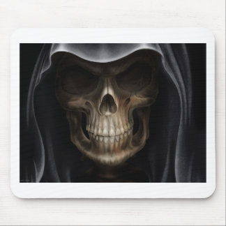 Hooded Skull - Grim Reaper Mouse Pad