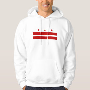 Hooded Sweatshirt with american flag