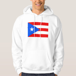 Hooded Sweatshirt with american flag