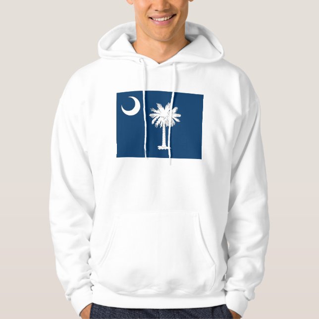 Hooded Sweatshirt with american flag (Front)