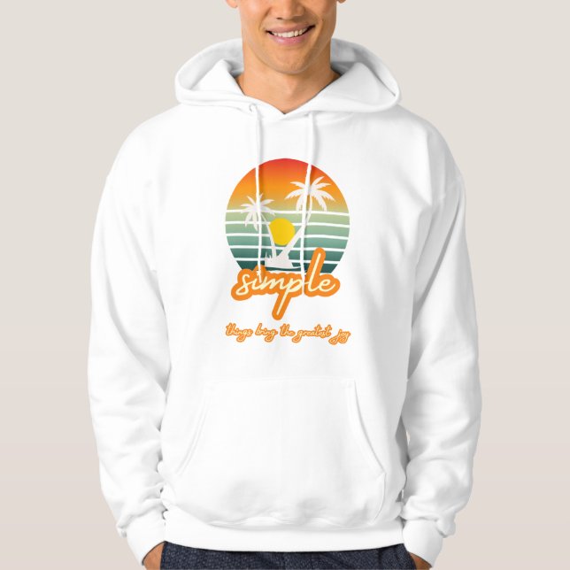 Hoodie | Chill & Inspirational Pullover (Front)