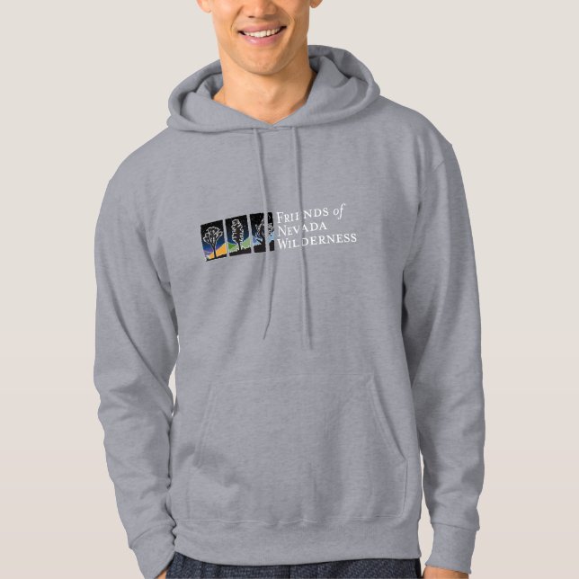 Hoodie (Dark Sky Logo - White) (Front)