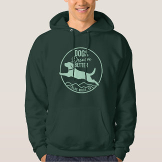 Hoodie Mint Green Front Logo