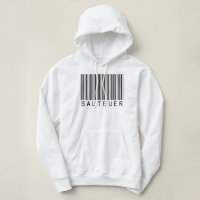 Hoodie "SAUTEUER" Barcode black