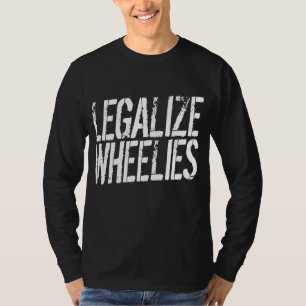 Hoodie Stunt Wheelie Motorbike Bike Gift or Treat T-Shirt