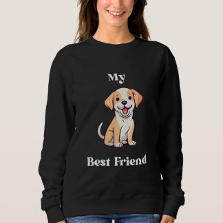 Hoodie with a love message for dog lovers 