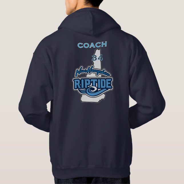 Hoodie with Custom Name and Number (Back)