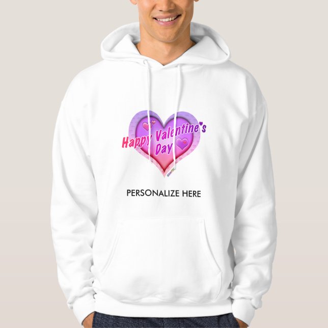HOODIES, SWEATS - Happy Valentine's Day Hoodie (Front)