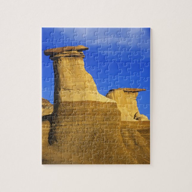 Hoodoos at Drumheller Alberta, Canada 2 Jigsaw Puzzle (Vertical)