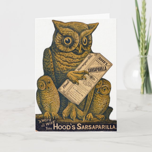Hood's Sarsaparilla Restorative Tonic. Card (Front)